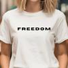 Libertate Tricou Alb Charlie Kirk Tricou Protest Tricou Activist