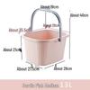 ZISIZ Rectangular Extra Large Thickened Plastic Bucket