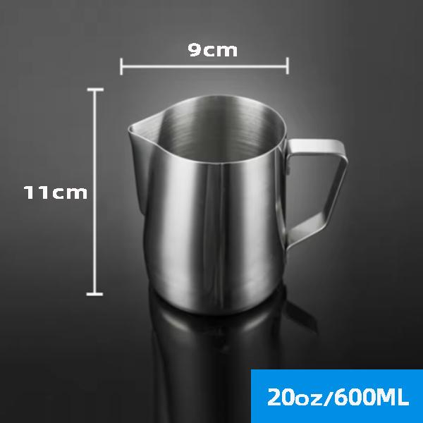 150/350/600ml Milk Jugs Fashion Stainless Steel Milk Craft Milk Frothing Pitcher Coffee Latte Frothing Art Jug Pitcher Mug Cup