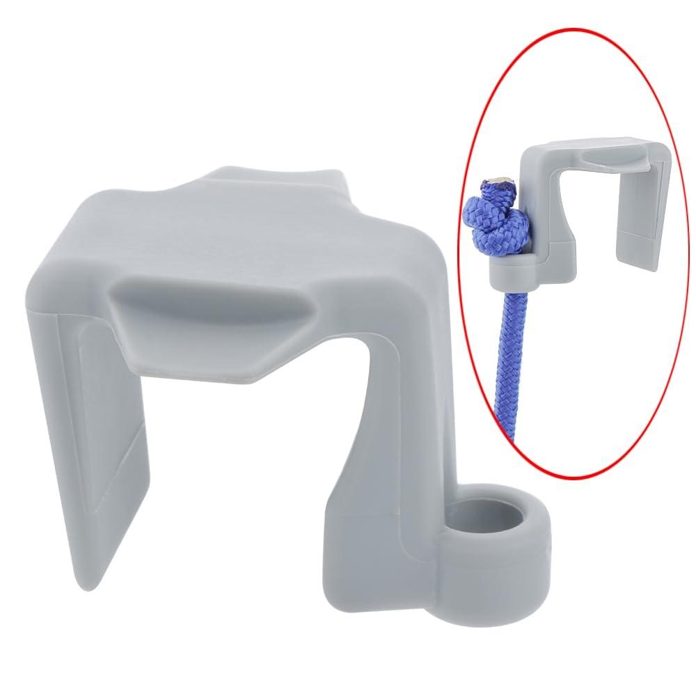 Boat Bumper Clips, Boat Fender Clips For Docking, Boat Square Rail Fender Hangers, 4 Pcs, Nylon UV Resistant Marine Grade