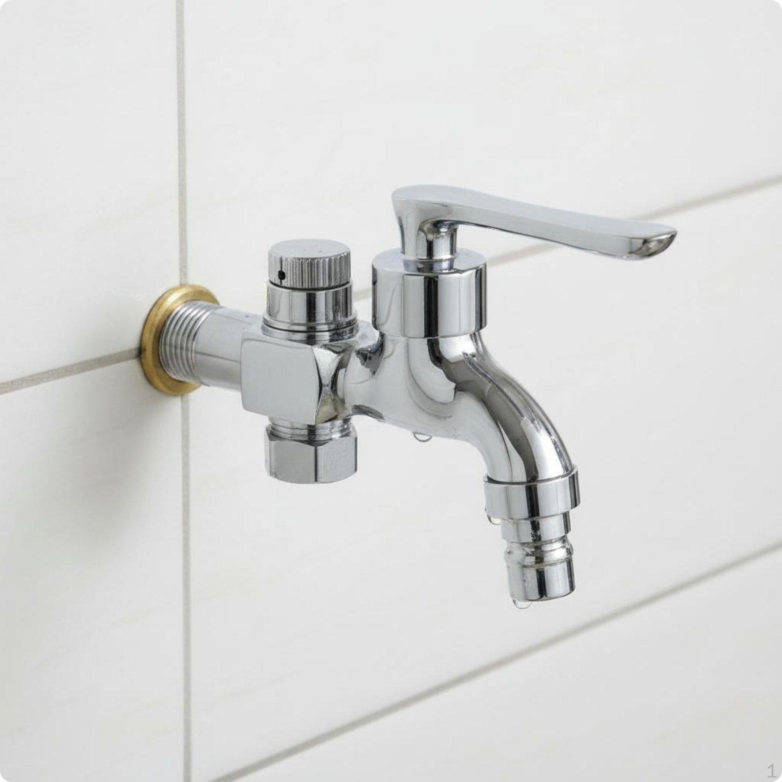 Vacuum Breaker Faucet Prevents Water AntiSiphon Wall Lever Handle Pressure Relief Valve Tap