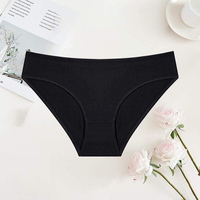 FINETOO 1Pcs S-XL Cotton Lingerie Panties Women Underwear Sexy Femme Underwear Women's Underpant Panty 8 Solid Color Briefs