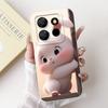 For ITEL A60s A662LM Case For ITEL A60 Cover Silicone Luxury Fashion Flowers Kawaii Girl Cute Shockproof Phone Case Bumper