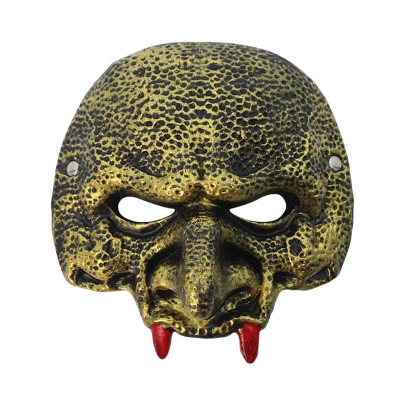 Halloween Cosplay Mask Goblin Mask Mardi Gras Mask Scary Half Face Mask Masquerade Mask for Carnival Costume Party