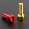 2/4pcs Bicycle Water Bottle Cage Bolts Holder Screws Hex Socket Screws M5 Aluminum Holder Bolts MTB Road Bike Accessories