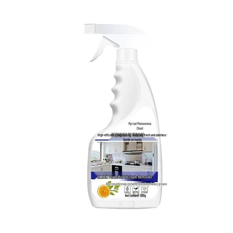 Powerful Kitchen Range Hood Oil Stain Remover and Degreasing Foam Cleaner
