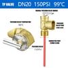 Heavy Type Brasses Pressures Relief Valves for Hot Water Systems Auto Relief Valves Pressure Reducing Regulator