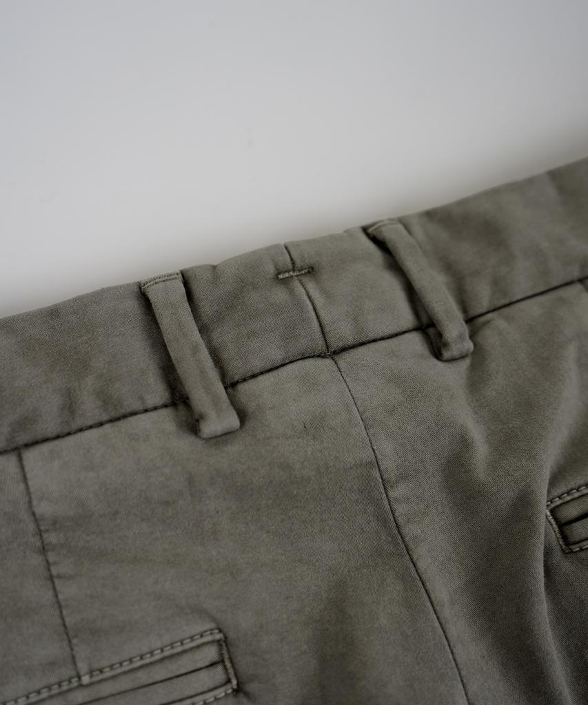 BIRBANTE Sondrio Stretch Satin Pants - Mocha Beige