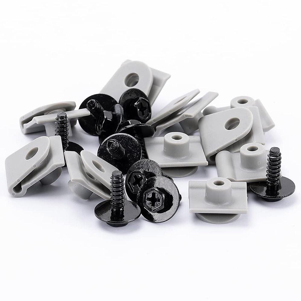 10Sets Fender Liner Bumper Cover Splash Shield Screw & U-Nut B45556135 for Mazda CX-3 Protege