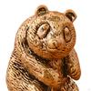 Mosazná Malá Soška Pandy Mikro Krajina Pandy Malé velikosti Kancelářská Stolní Ozdoba Čajové Zvířátko Hračka