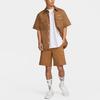 Nike SB Chino Solid Logo Straight Fit Shorts Men Bottoms Malt-Brown DV9045-270