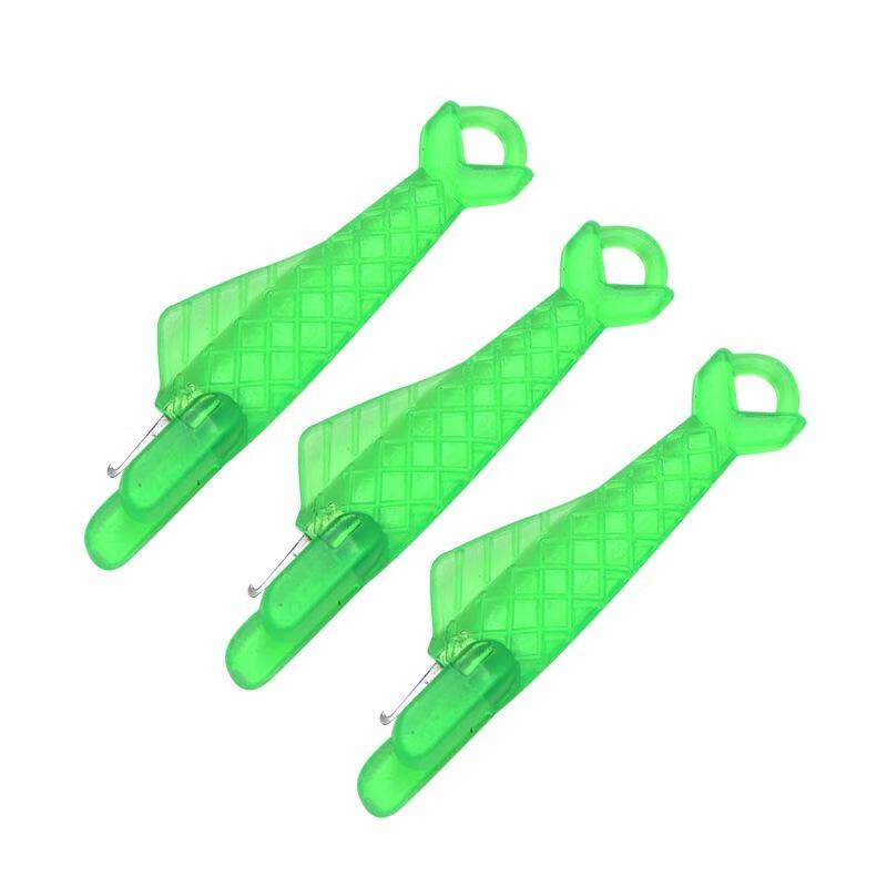 Fish-Shaped Plastic Needle Threaders