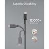 Anker PowerLine II USB-C & USB-C 2.0 Cable (1.8m Black) [USB-IF Certified/Ultra Durable/PD Compatible] Galaxy S10 / S10+ / S9 / S9+, iPad Pro (2018, 1