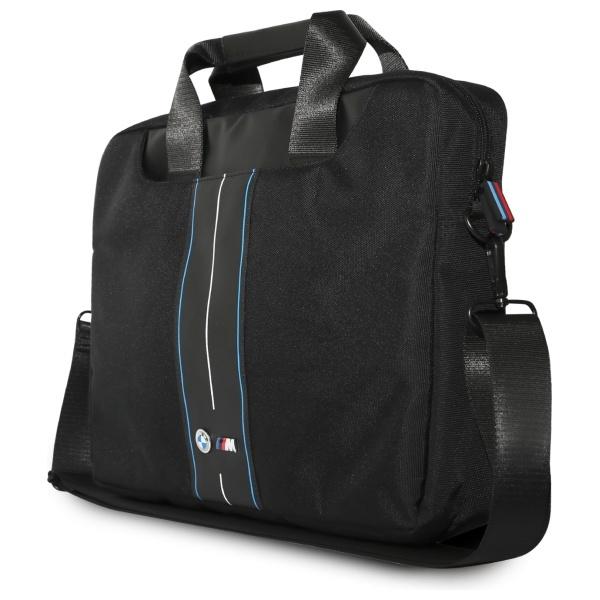Bmw Bag Bmcb15Compvskl 16Black/Black Nylon Blue Stripe