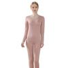 Womens Warm Thermal Underwear Set Soft Cashmere Silk Blend Fleece-Lined Long Sleeve Top Pants Cold Weather