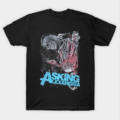Neues seltenes Asking Alexandria Schwarzes Herren S 234XL T-Shirt