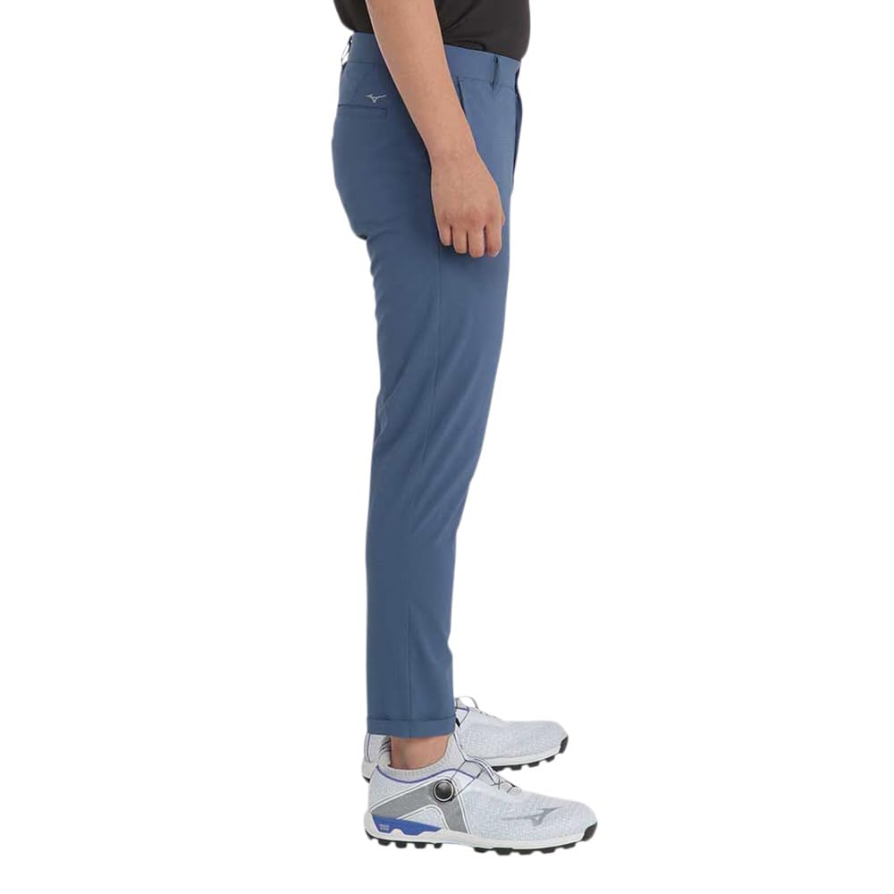 Mizuno Surprisingly Stretch Golf Extremely UV and Easy Sailor Blue Men's Pants, 9/10 Length, Stretchy, Moisture-Wicking, Quick-Drying, Protection,