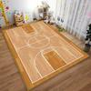 Basketball Court Print Carpet for Bedroom Living Room Decor Stylish Suitable for Use As an Anti-slip for Living Room Bedroom Sofas