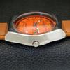 SEIKO 5 AUTOMATIC VINTAGE JAPAN 6309A MENS ORANGE COLOR DIAL WATCH a702732-1 R210-a702732