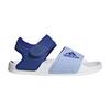Adidas Adilette Slip Resistant Abrasion Resistant Sandal Blue White Kids' H06444