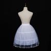 Petticoat Crinoline 20in White Hoop Skirt Victorian Costume Half Slips for Women