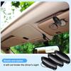 Frienda 10 Pieces Auto Car Vehicle Sun Visor Clip Holder For Sunglasses Glasses Holder Hanger Eyeglasses Mount Ticket Card Clip Car