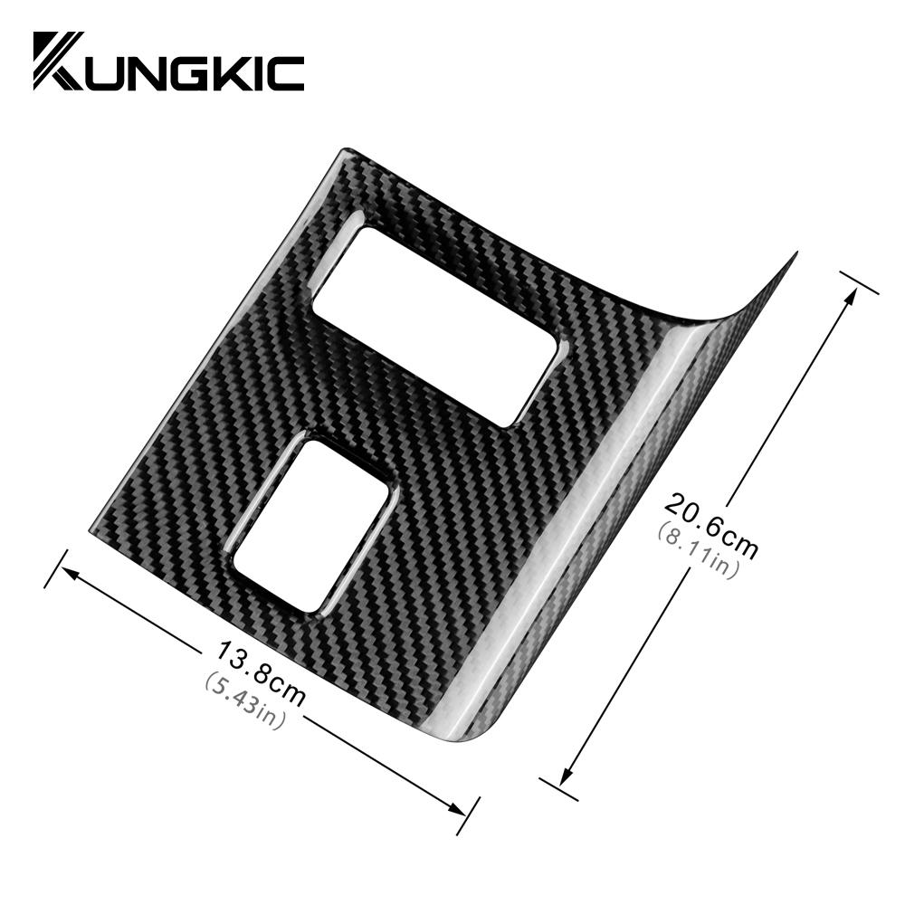 Real Hard Carbon Fiber For Subaru BRZ Toyota GR86 2025 2025 2025 2025 2025 LHD RHD Seat Heat Button Sticker Interior Accessories