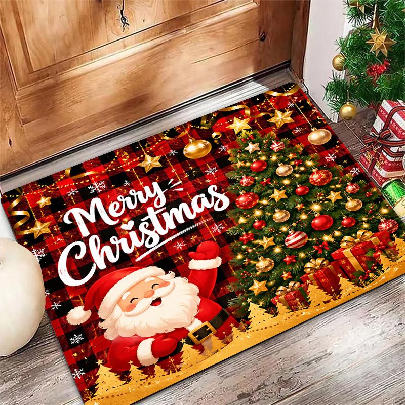 Cowboy Boot Hat Wildflower Welcome Print Non Slip Indoor Floor Mat For Country Theme Porch Decoration