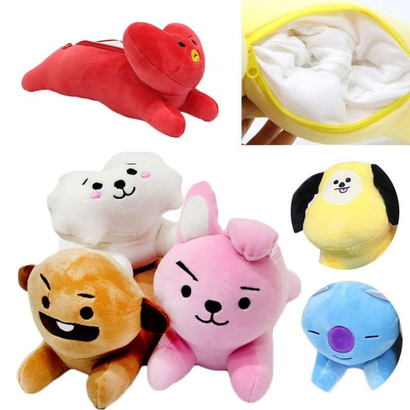 Bt21 Tas Stoffpuppe Beutel Spielzeug Mit Beliebten Bangtan Boys Bts Plüsch Federmäppchen Für Kpop Fans