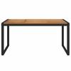 Garden Table with U-Shaped Legs, 160x80x75 Cm, Acacia