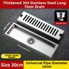 Shower Room High-traffic Shower Room Bathroom Floor Drain Embedded Flush Installation Rust Resistant Construction