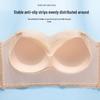Plus Size Strapless Push-Up Front Buckle Wedding Lingerie Bra - Invisible, Non-Slip & Beautiful Back Design