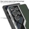Fashion Sport Car Design Leather Electroplated PC Cover Case For Samsung Galaxy S25 Ultra Plus S24 S23 Ultra
