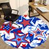 1PC Stars Pattern Chair Carpet for Office, Indoor Non-Slip Washable Carpet, Soft Comfortable Mat For Office Room yy250930318