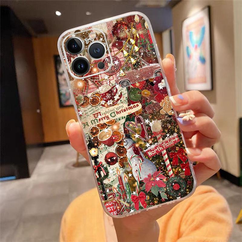 Phone Case For iphone 17 Pro Max 17 Air 16 15 14 13 Pro Max 15 16 Pro 15Plus Christmas Tree