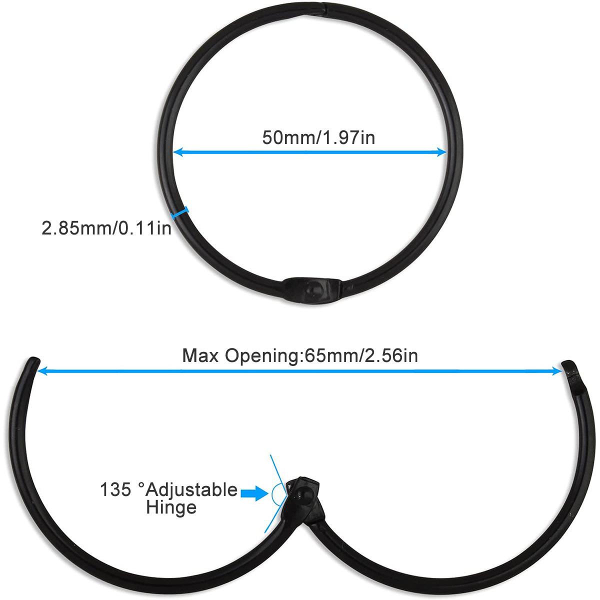 

24 шт. в упаковке, уплотнительные кольца для штор, декоративные кольца для душевых занавесок, плавные и легко перемещаемые крючки для штор в ванной комнате, дропшиппинг чёрный