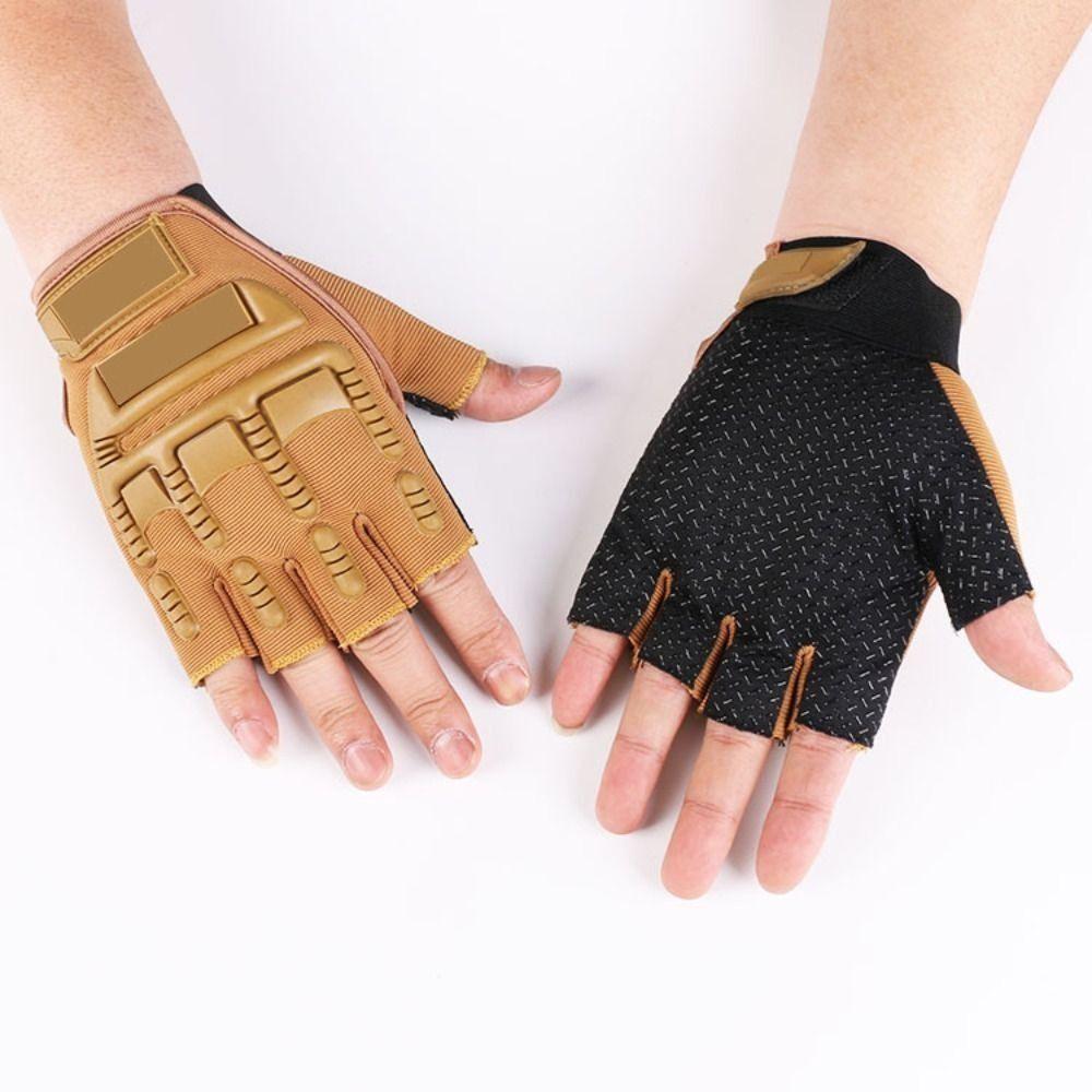 Guantes Cycling Fingerless Tactics Glove Half Finger Mittens Men'S Gloves Motorcycle Gloves