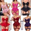 Cross-Border Lace Garter Belt & Stockings: Flirty Nightclub Bodysuit