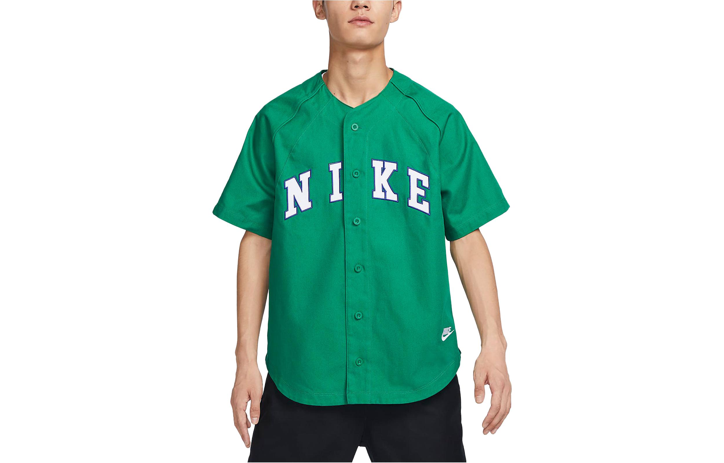 Nike T Shirt Unisex Peacock Green FQ7001-365 L