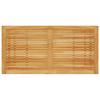 Garden Dining Table 140x70x73.5 cm Solid Acacia Wood