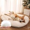 Oval Shape Dog Mat Thicken Soft Cushion Removable Washable Dog Beds Winter Kennel Floor Mats Pet Sleeping Mattress for Dogs