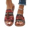 Plus-size Flat Slippers for Women Summer New Fringe Beach Shoes for Women