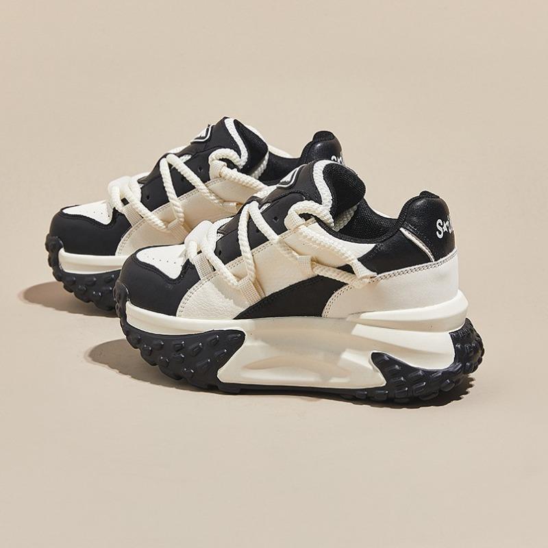 

Жареные уличные папины кроссовки женские легкие весенние цветные на толстой подошве модные трендовые кроссовки мягкая подошва увеличивает рост и стройнит 40 чёрный