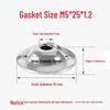 304 Stainless Steel Washer Set: Bowl Mat Gasket, Straw Hat Washer, Horn Foot Cup, Floor Sleeve, Recessed Screw Decoration