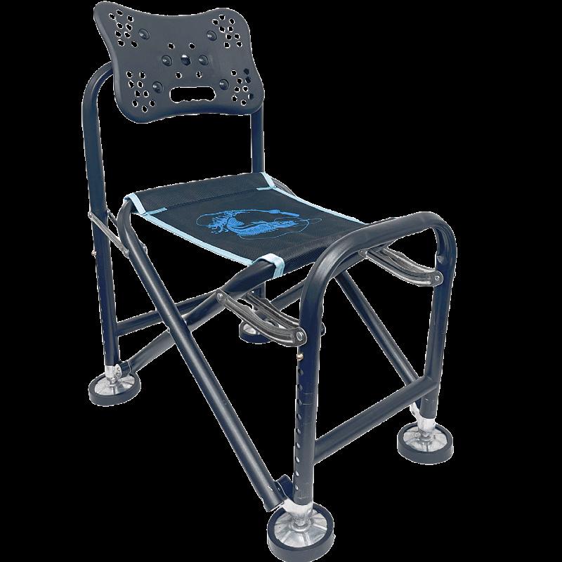 E2 Multifunctional Folding Reclining Fishing Chair and Stool