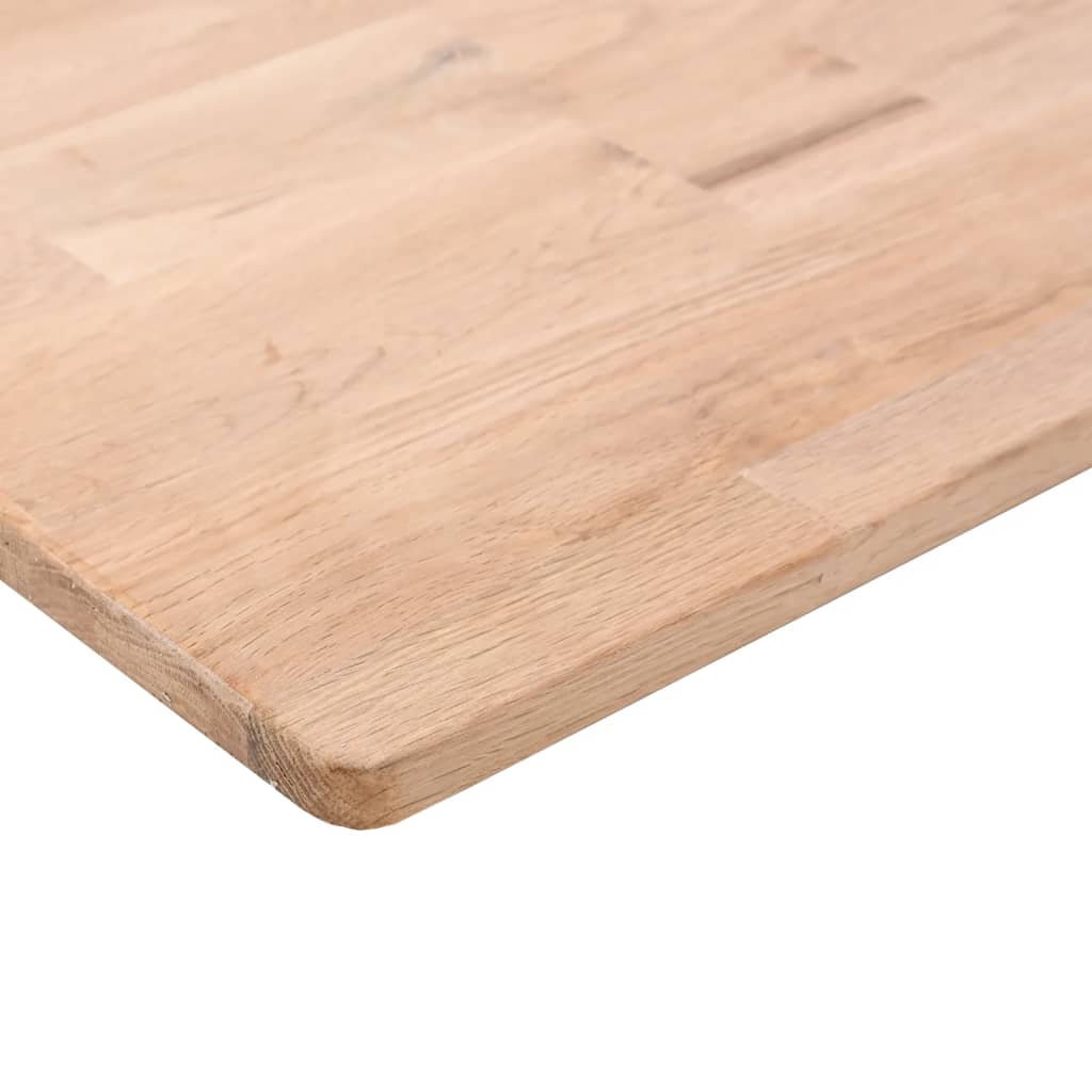 Vidaxl Półka, 40X20X1,5 Cm, Surowe Lite Drewno Dębowe