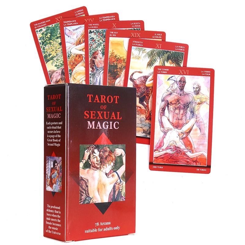 Tarotové karty Magie Sexuální Tarotové Oracle karty Pro rodinu Balíček Stolní hry Karta