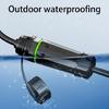 Professioneller Wasserdichter RJ45-Kuppler, RJ45 Ethernet-Verbindung, Schnelle Installationen, Perfekt für Feuchte und Staubige Bedingungen, Zubehör