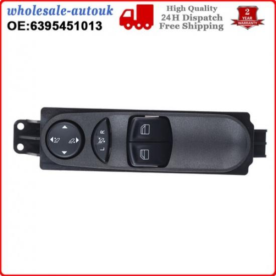 Fits MERCEDES VIANO VITO W639 ELECTRIC WINDOW SWITCH BUTTON CONSOLE 6395451013