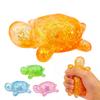 Mini Turtle Fidget Toy TPR Soft Glitter Squeeze Ball Animal Splat Venting Toy Slow Rebound Stress Reliever For Home Office